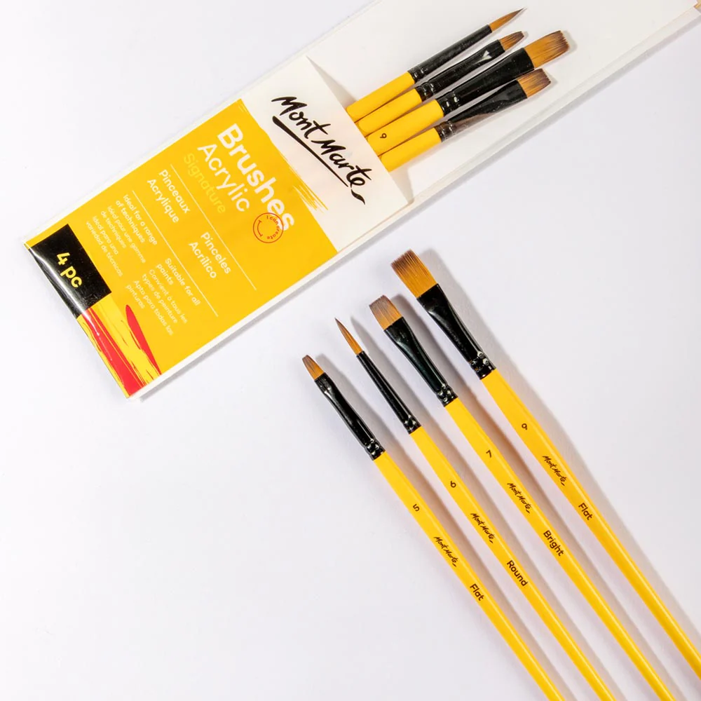 Acrylic Brushes Signature 4pc - Image 2