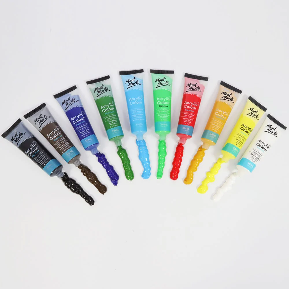 Acrylic Colour Paint Set Signature 24pc x 36ml - Image 4