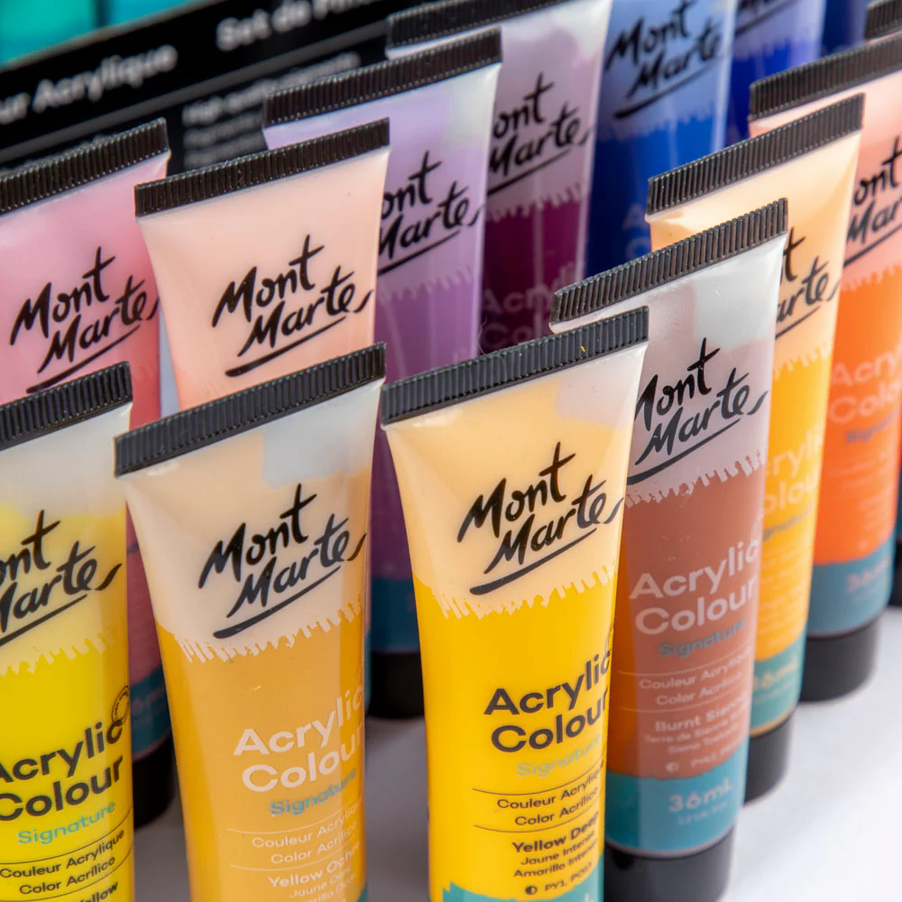 Acrylic Colour Paint Set Signature 48pc x 36ml - Image 7