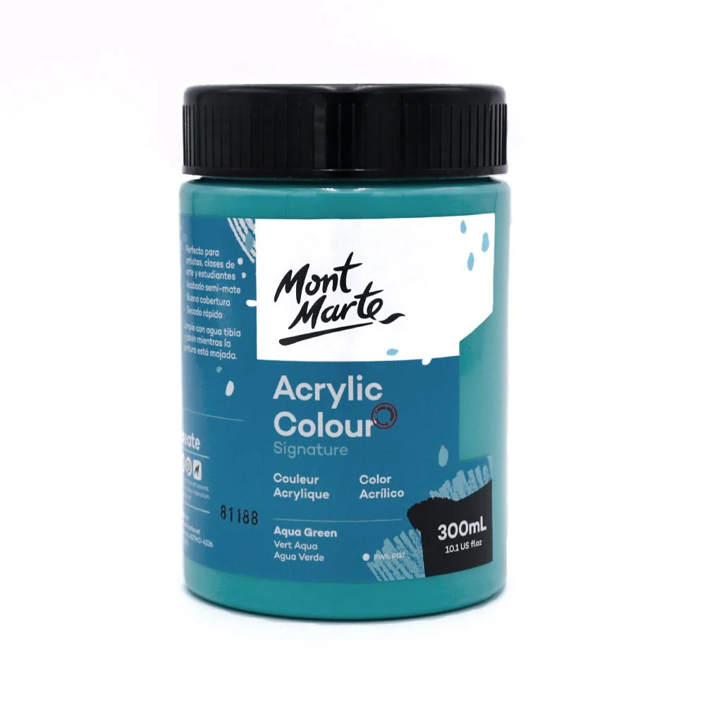Acrylic Colour Paint Signature 300ml - Aqua Green