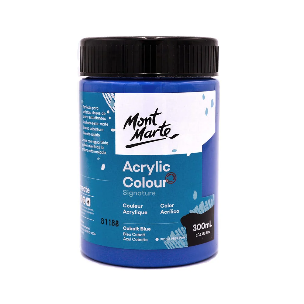 Acrylic Colour Paint Signature 300ml - Cobalt Blue