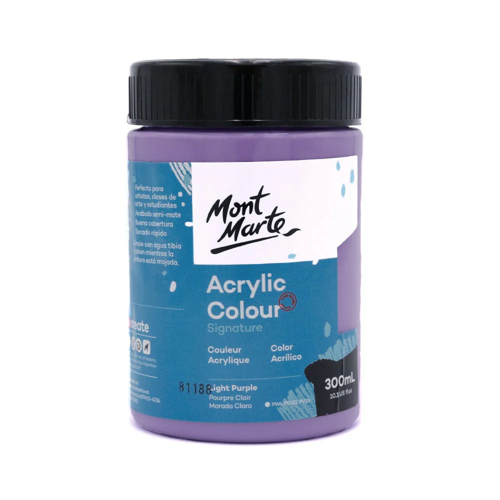 Acrylic Colour Paint Signature 300ml - Light Purple