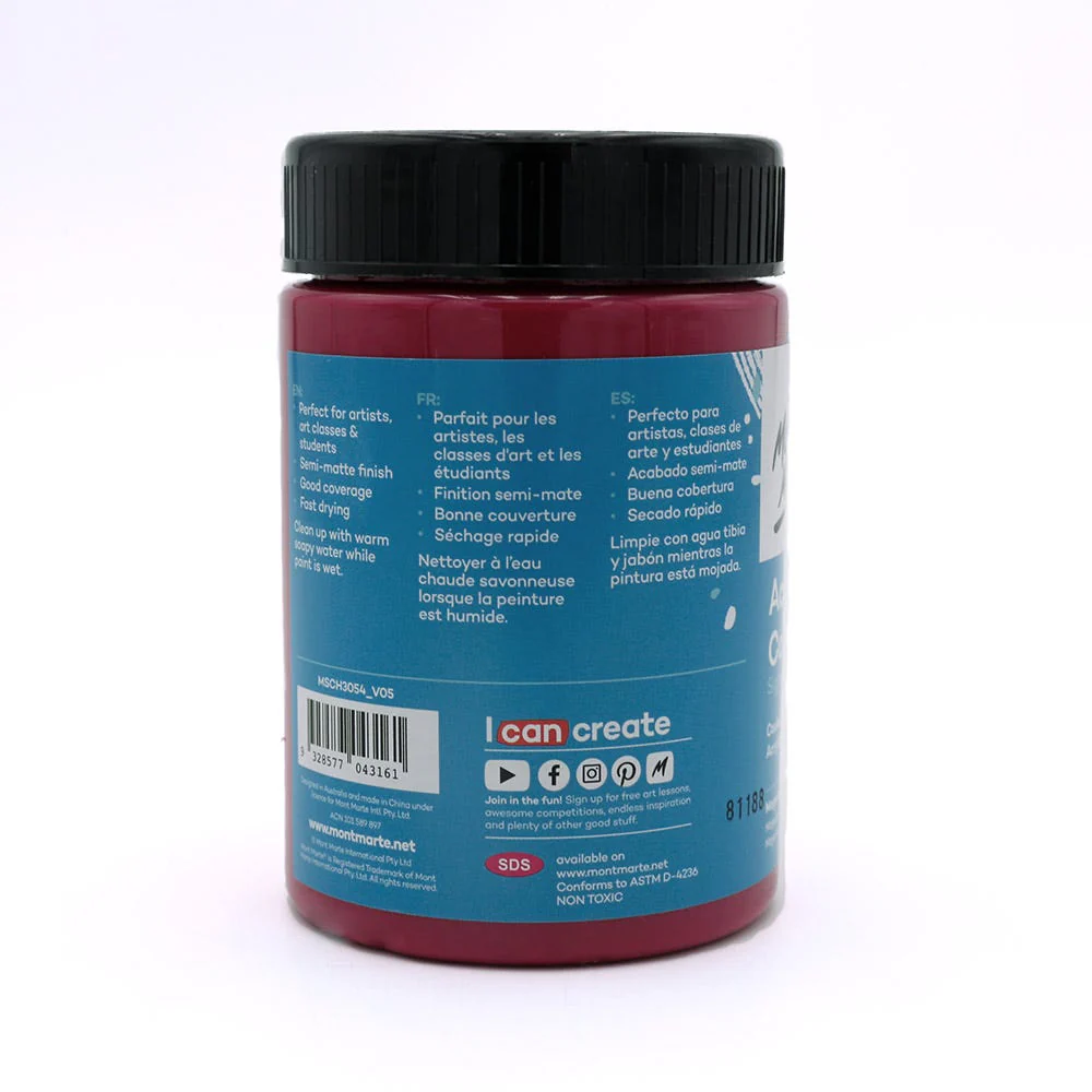 Acrylic Colour Paint Signature 300ml - Magenta - Image 2
