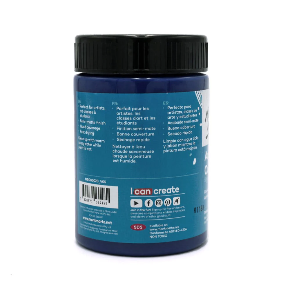 Acrylic Colour Paint Signature 300ml - Phthalo Blue - Image 2