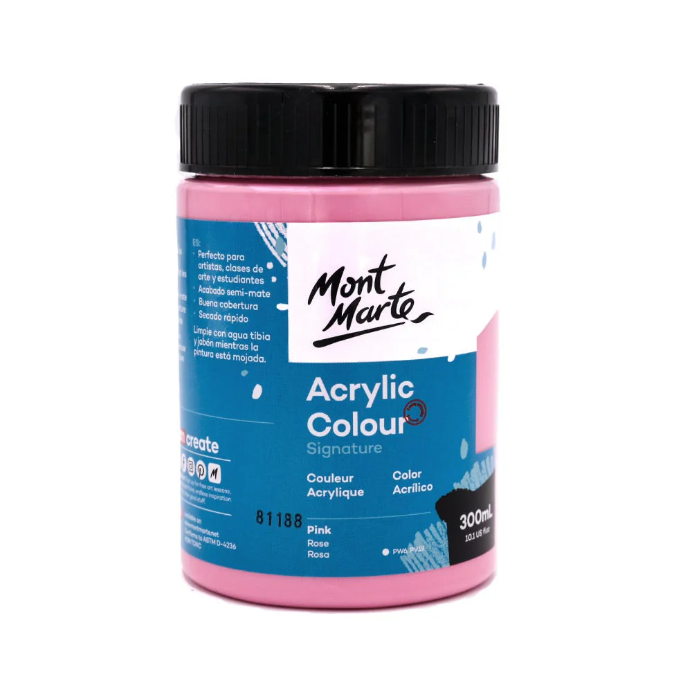 Acrylic Colour Paint Signature 300ml - Pink