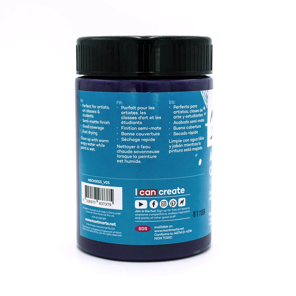 Acrylic Colour Paint Signature 300ml - Purple - Image 2