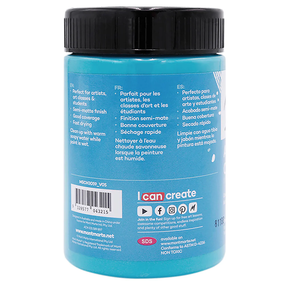 Acrylic Colour Paint Signature 300ml - Turquoise - Image 2