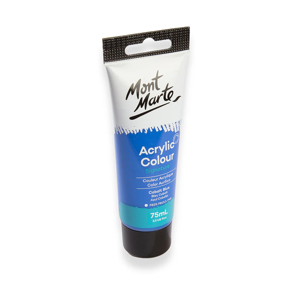 Acrylic Colour Paint Signature 75ml - Cobalt Blue - Image 3