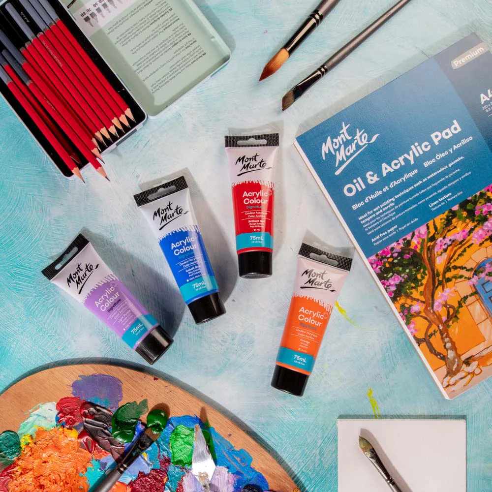 Acrylic Colour Paint Signature 75ml - Cobalt Blue - Image 7