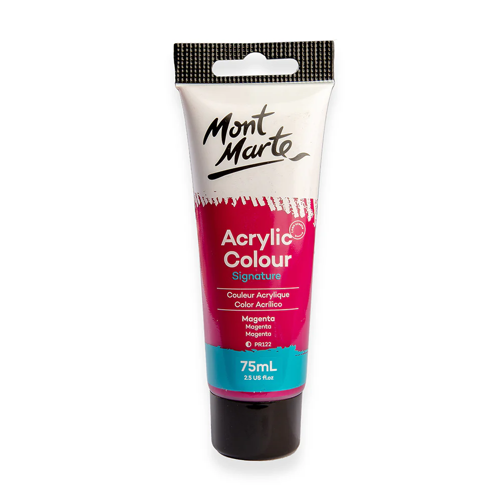 Acrylic Colour Paint Signature 75ml Tube - Magenta