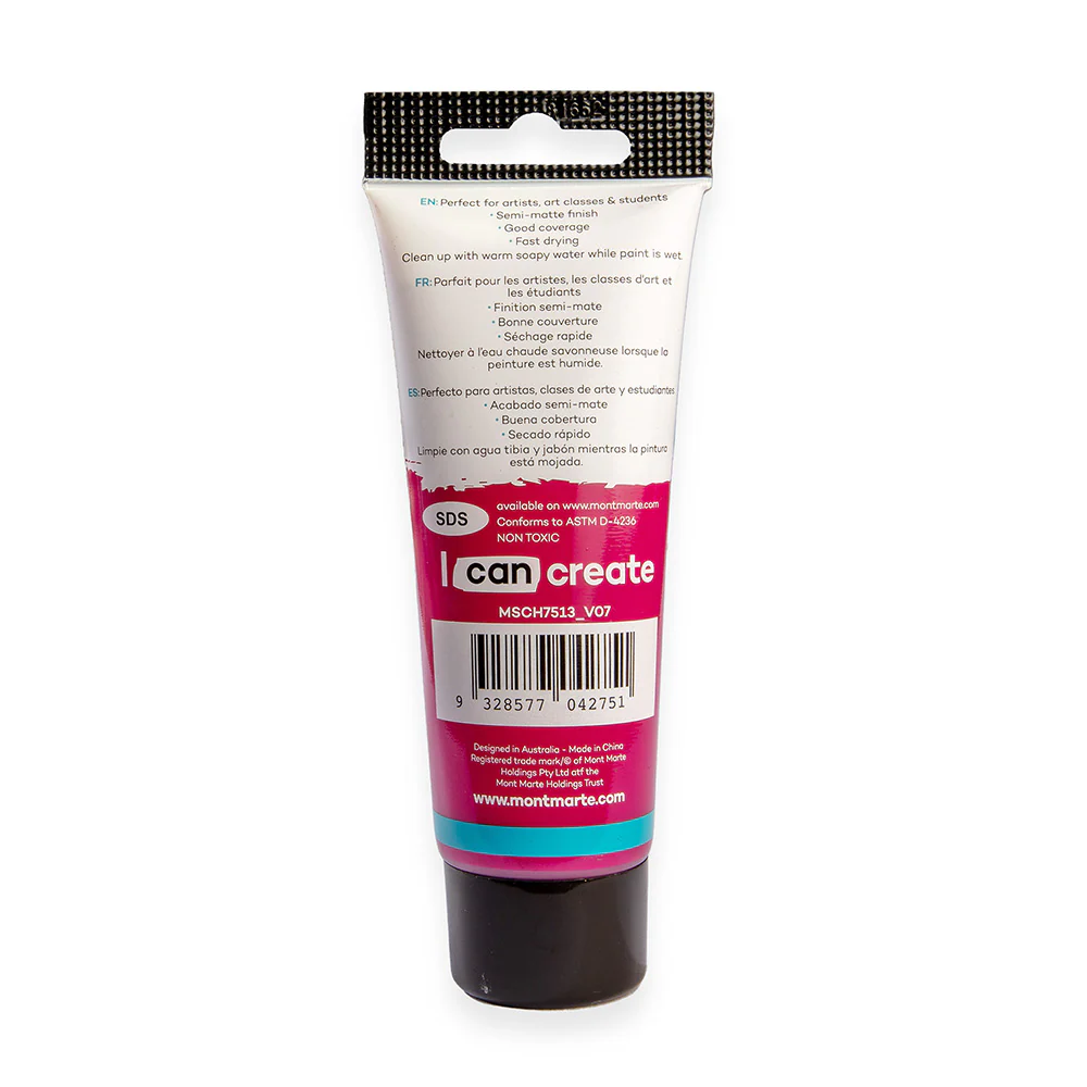 Acrylic Colour Paint Signature 75ml Tube - Magenta - Image 4