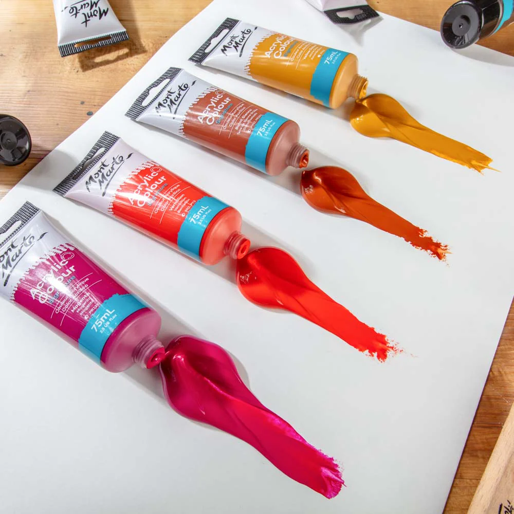 Acrylic Colour Paint Signature 75ml Tube - Magenta - Image 5