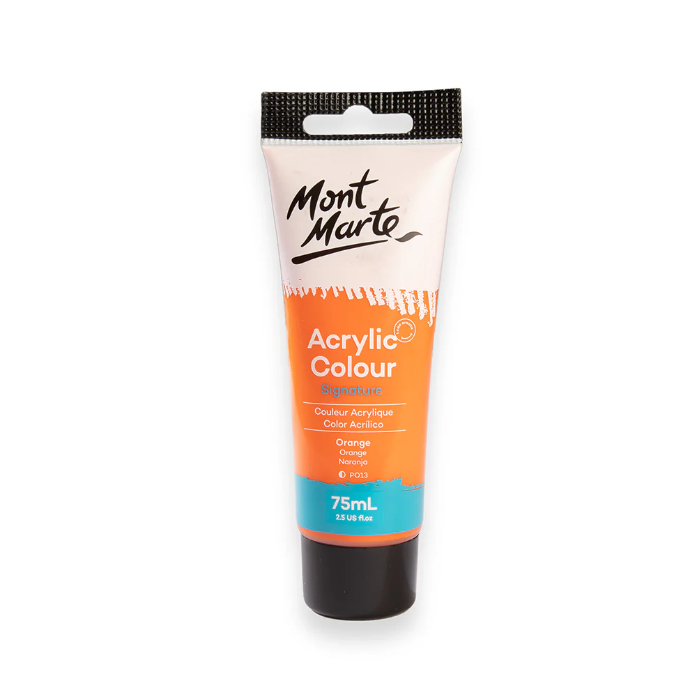 Acrylic Colour Paint Signature 75ml Tube - Orange