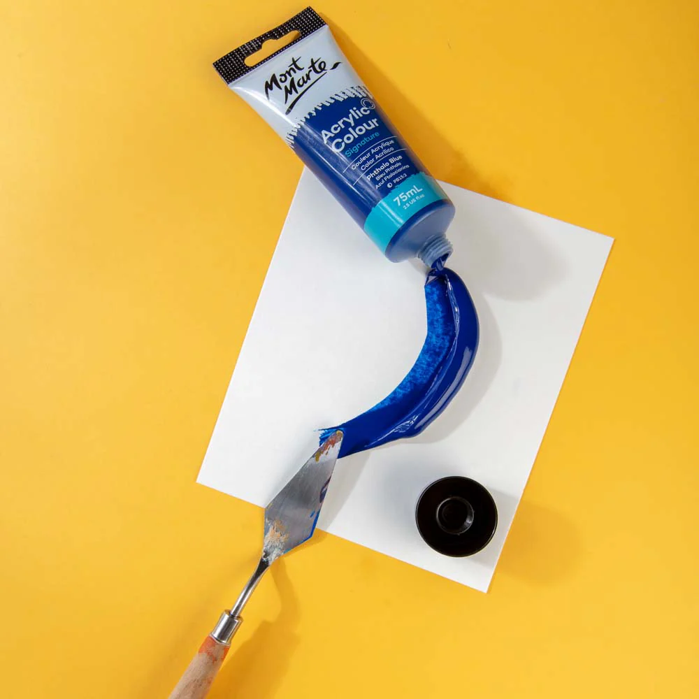 Acrylic Colour Paint Signature 75ml - Phthalo Blue - Image 2