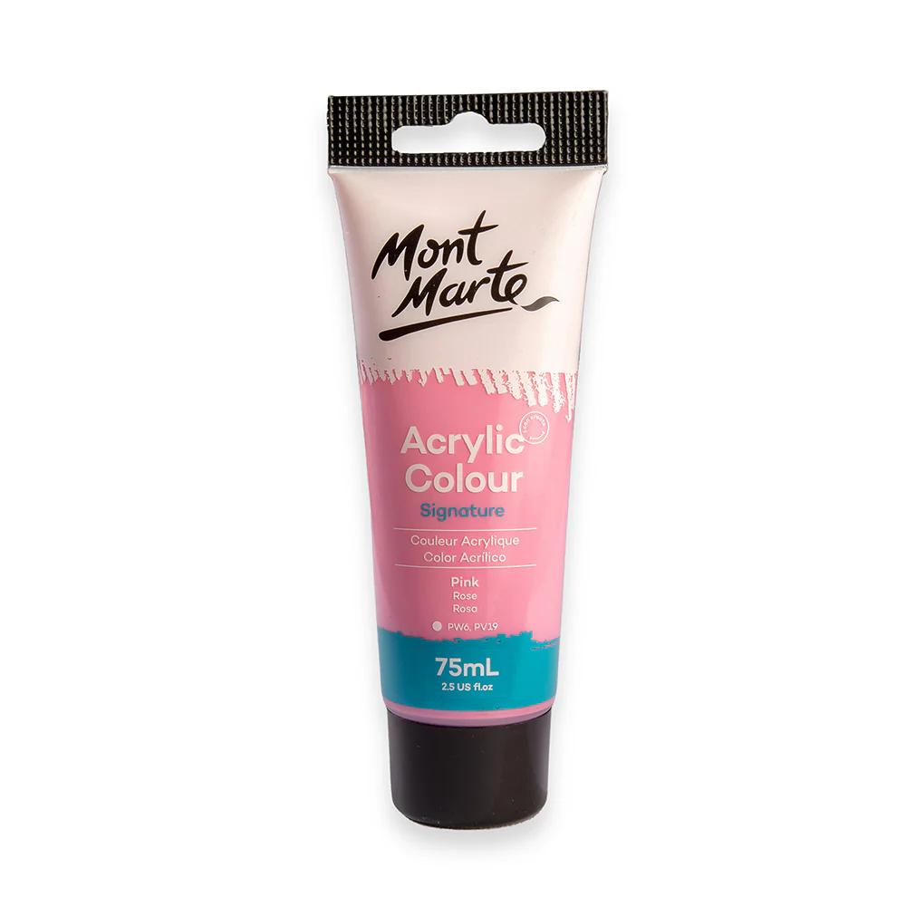 Acrylic Colour Paint Signature 75ml Tube - Pink