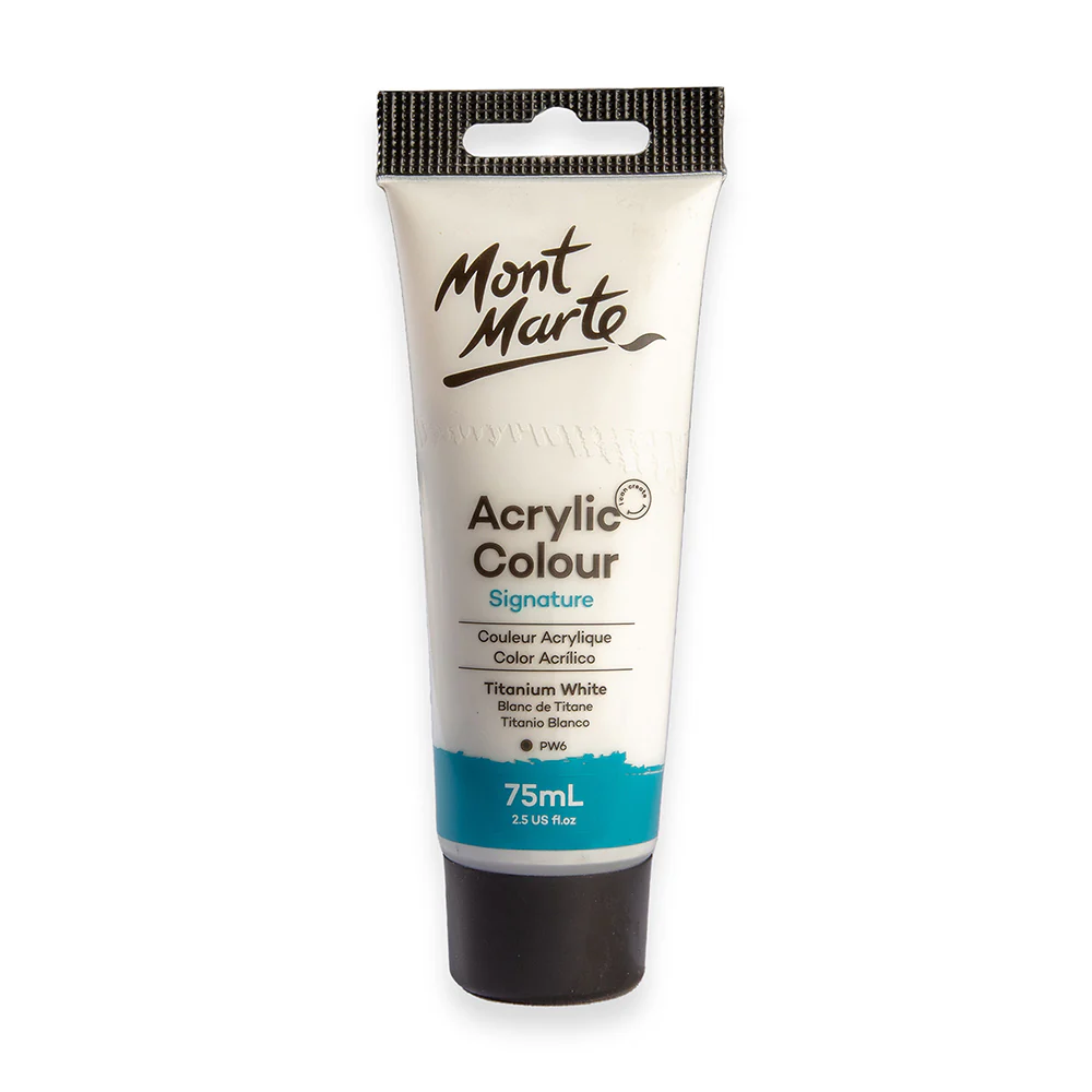Acrylic Colour Paint Signature 75ml - Titanium White