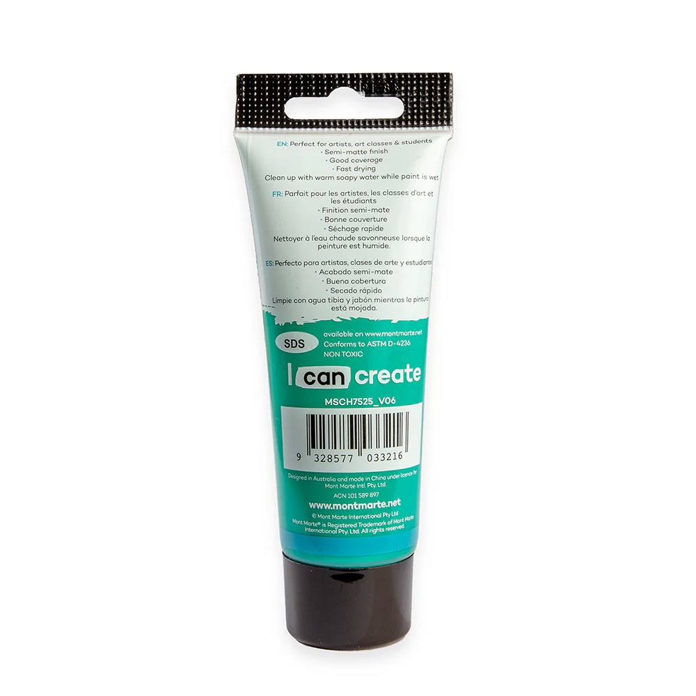 Acrylic Colour Paint Signature 75ml Tube - Viridian - Image 4