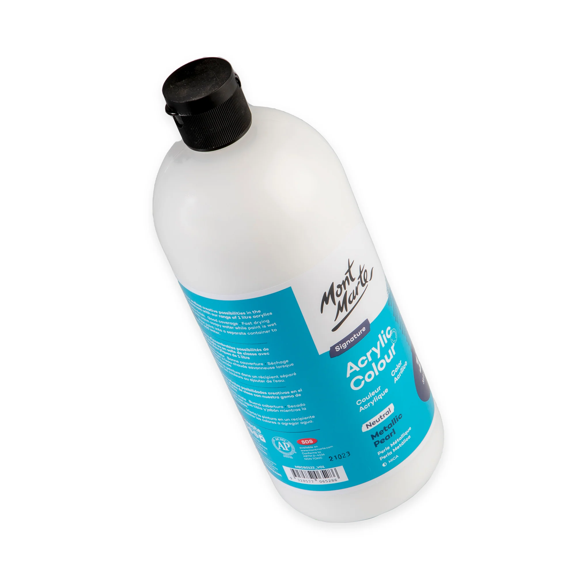 Acrylic Colour Signature 1L Squeeze Bottle - Metallic Pearl - Image 3