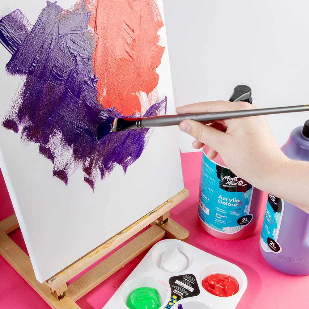 Acrylic Colour Paint Signature 2L Bottle with Pump – Phthalo Blue - Image 7
