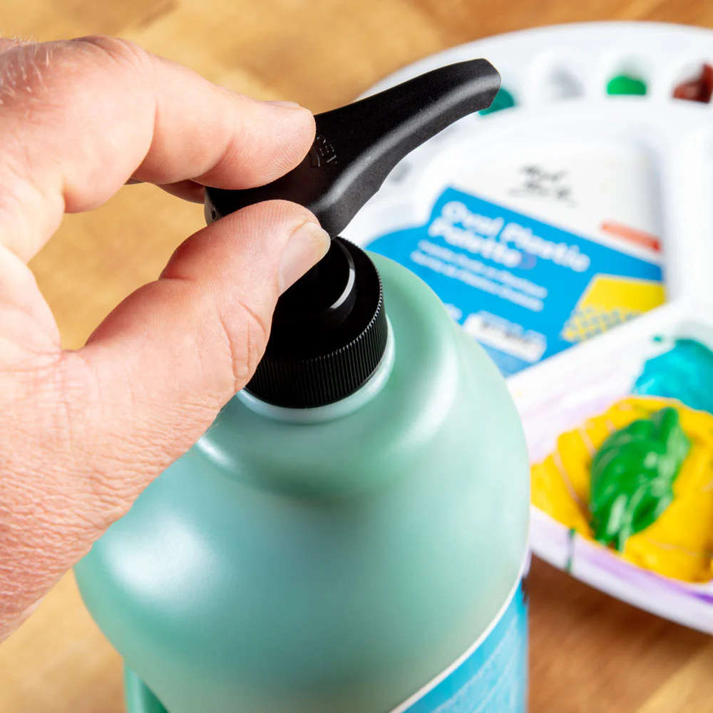 Acrylic Colour Paint Signature 2L Bottle with Pump – Sap Green - Image 7