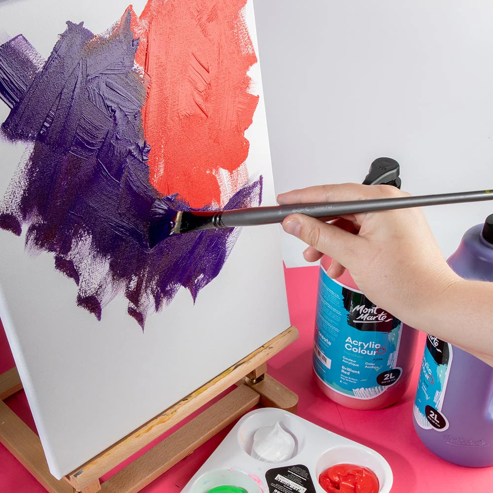 Acrylic Colour Paint Signature 2L Bottle with Pump – Titanium White - Image 8