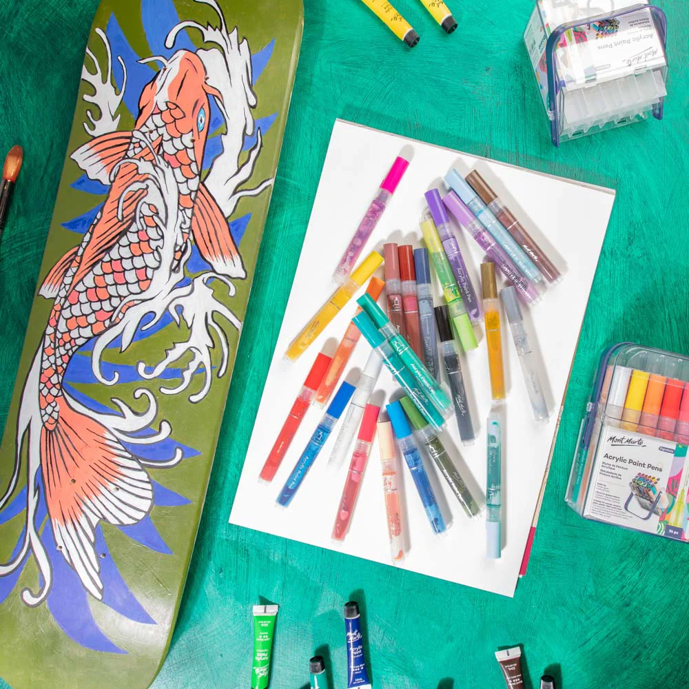Acrylic Paint Pens in Case Broad Tip Signature 24pc - Image 9