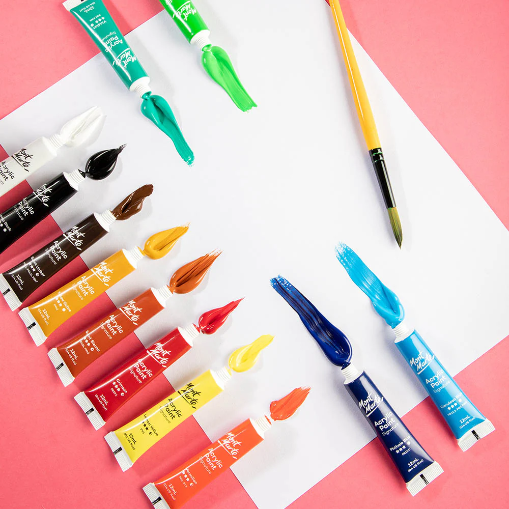 Acrylic Paints Signature 12pc x 12ml - Image 7