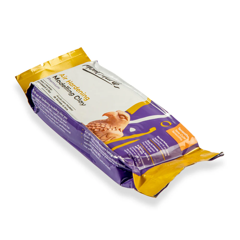 Air Hardening Modelling Clay Premium 250g - Terracotta - Image 4