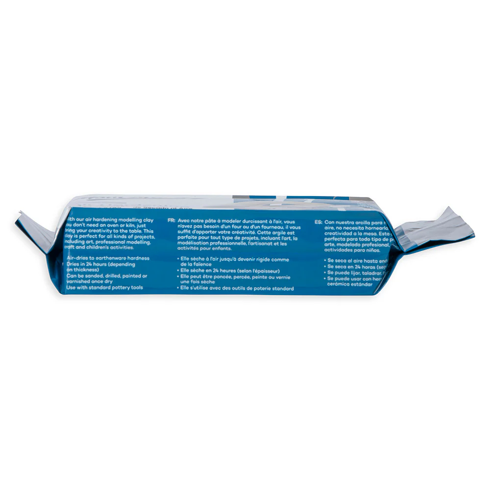 Air Hardening Modelling Clay Premium 500g - Grey - Image 4