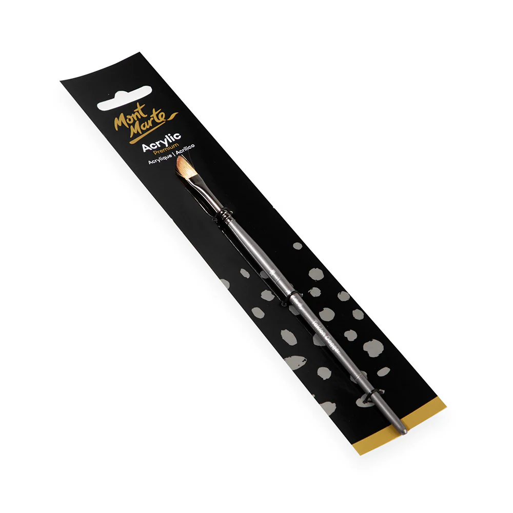 Artist Acrylic Brush Premium Taklon Dagger 1/8 - Image 3