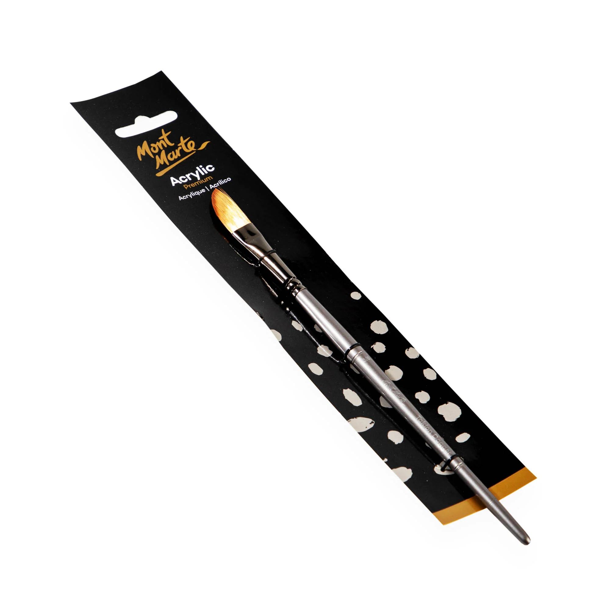 Artist Acrylic Brush Premium Taklon Dagger 3/8 - Image 3
