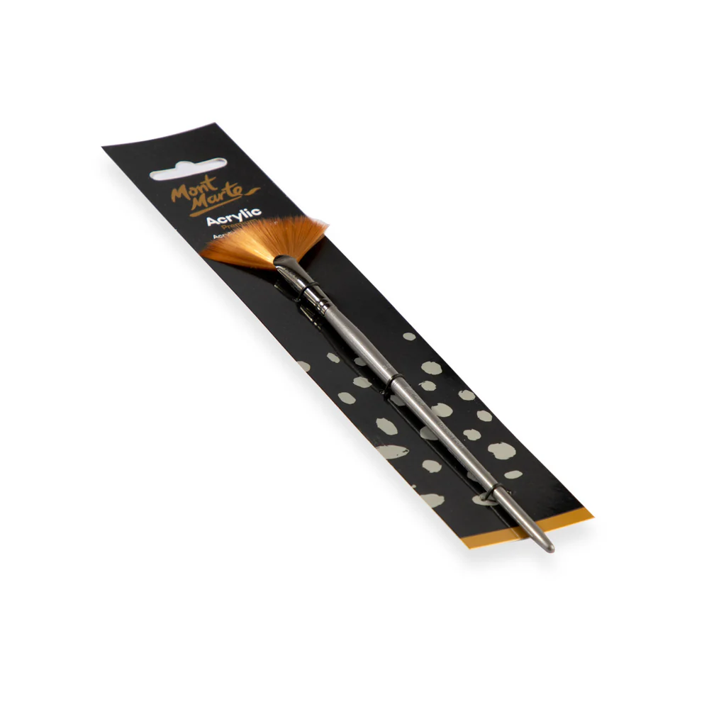 Artist Acrylic Brush Premium Taklon Fan 10 - Image 3