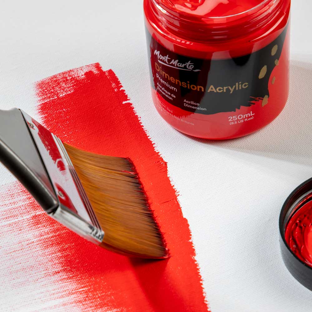 Artist Acrylic Brush Premium Taklon Flat Wide 75mm - Image 5