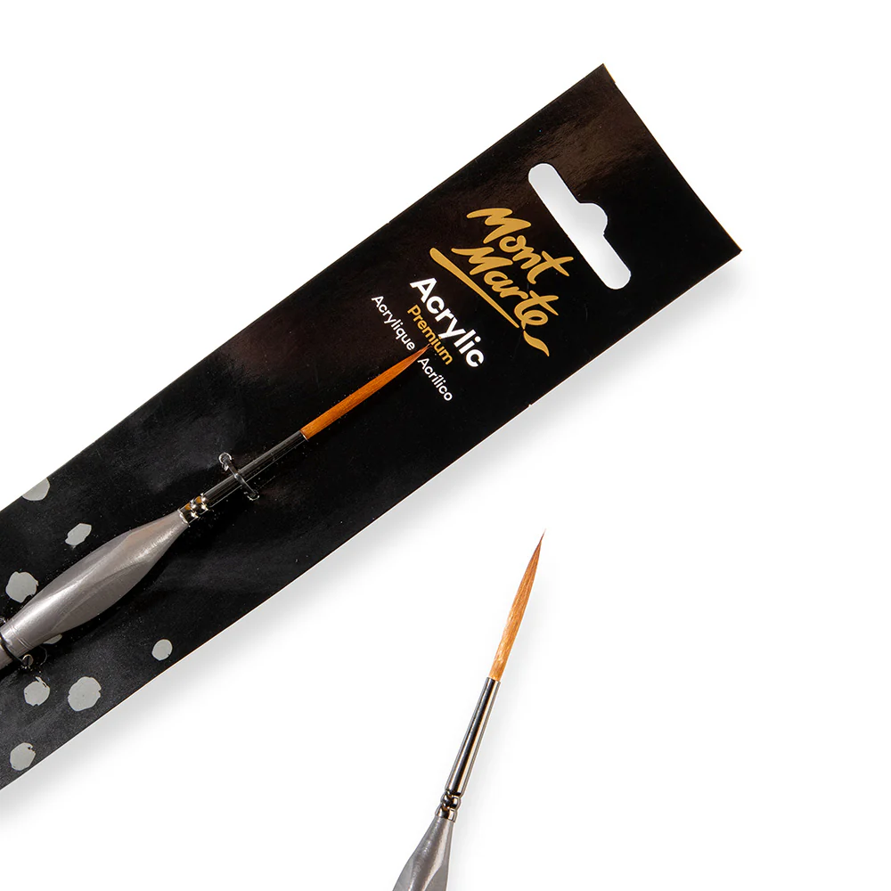 Artist Acrylic Brush Premium Taklon Rigger 3 - Image 2