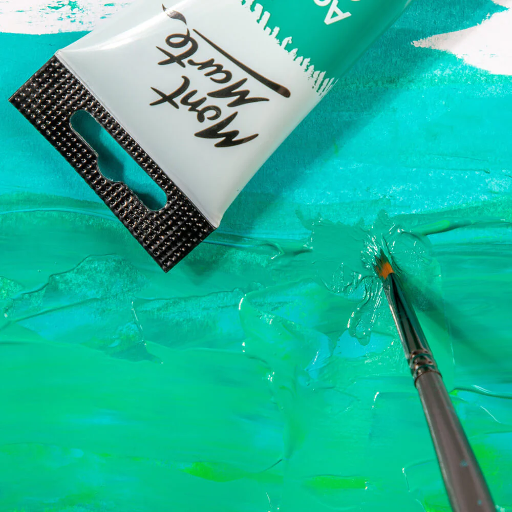 Artist Acrylic Brush Premium Taklon Wedge 1/8 - Image 5