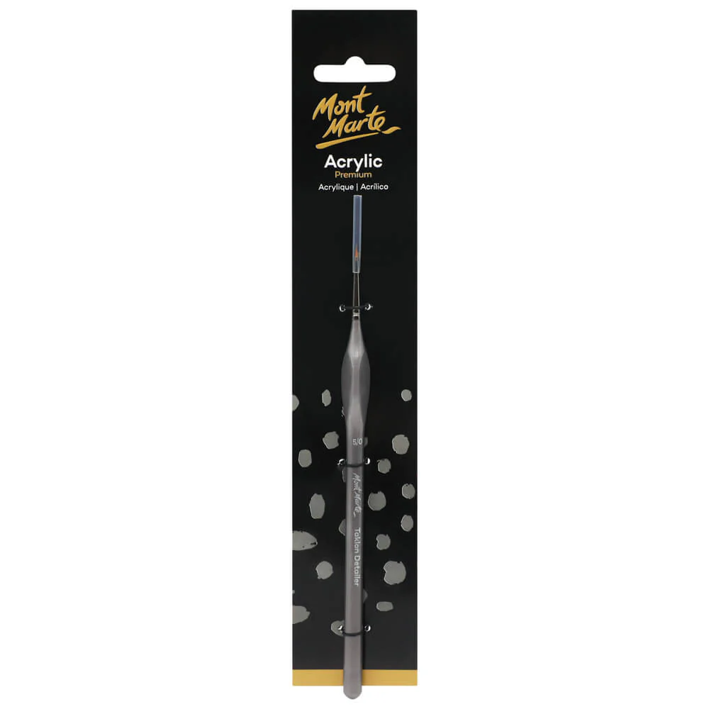 Artist Acrylic Brush Taklon Detailer 5/0