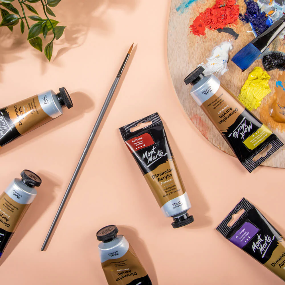 Artist Acrylic Brush Taklon Round 6 - Image 6
