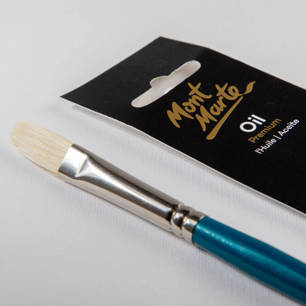 Artist Oil Brush Premium Chungking Flat 10 - Image 2