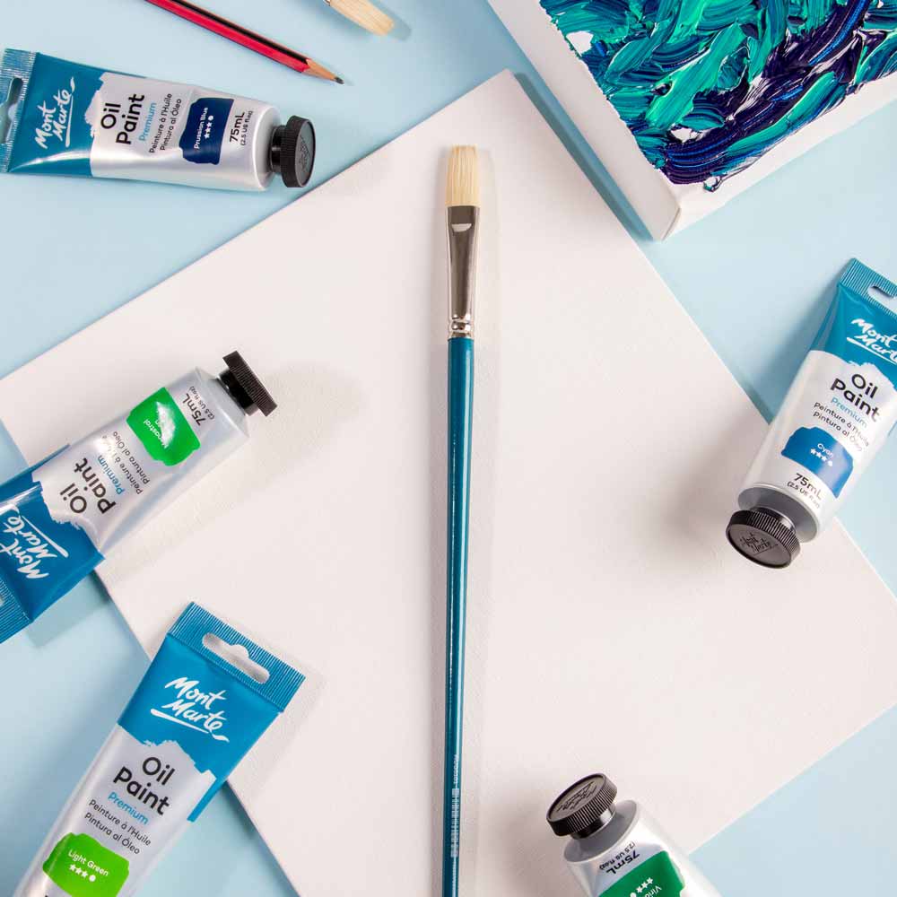 Artist Oil Brush Chungking Flat 16 - Image 8