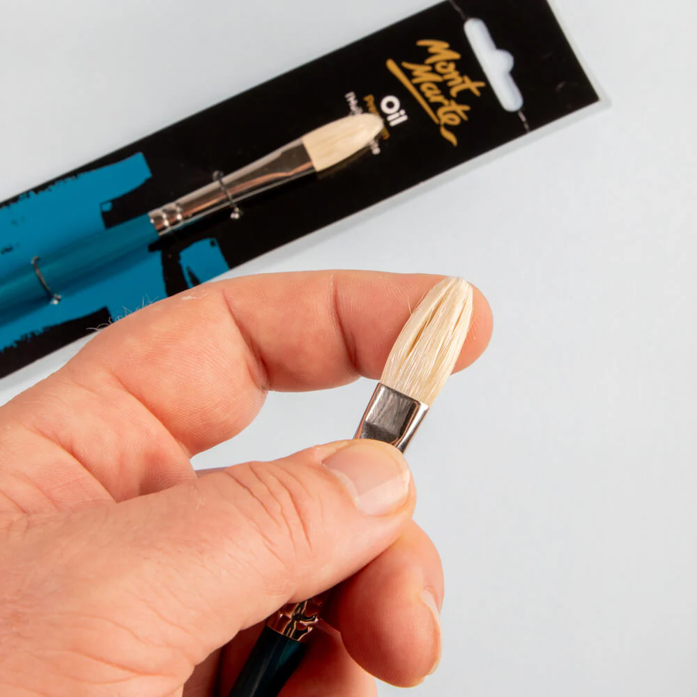 Artist Oil Brush Premium Chungking Filbert 10 - Image 5