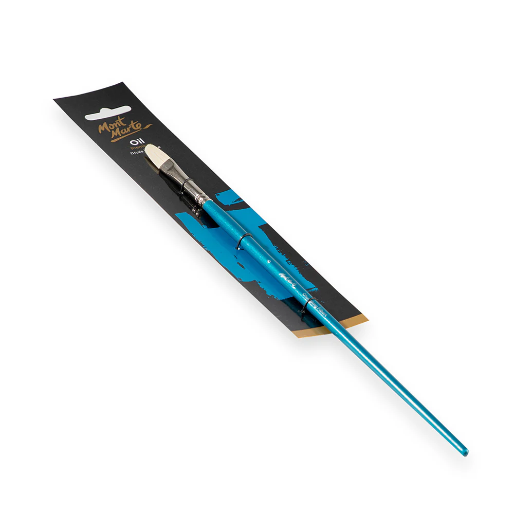 Artist Oil Brush Premium Chungking Filbert 6 - Image 3