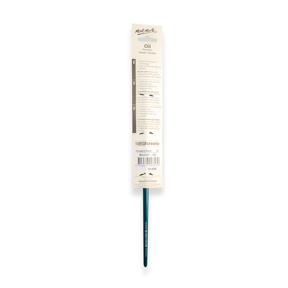 Artist Oil Brush Premium Chungking Round 16 - Image 5