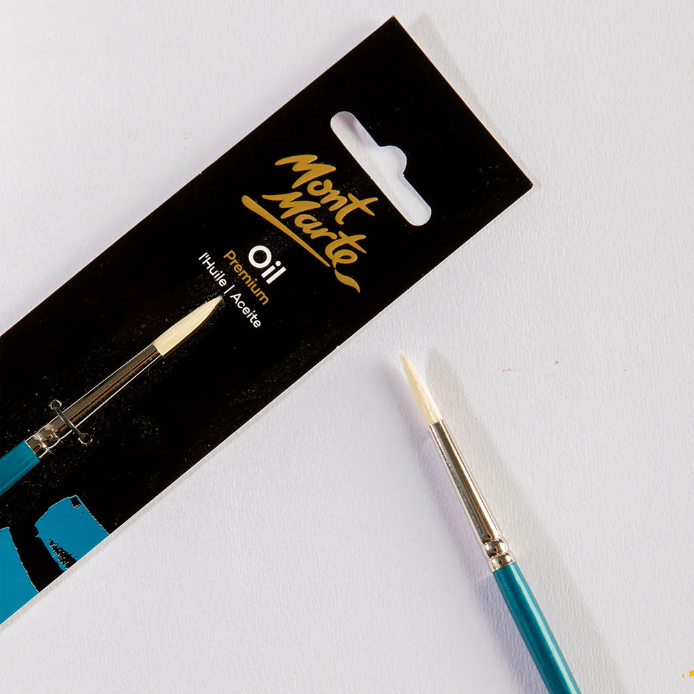 Artist Oil Brush Premium Chungking Round 2 - Image 2