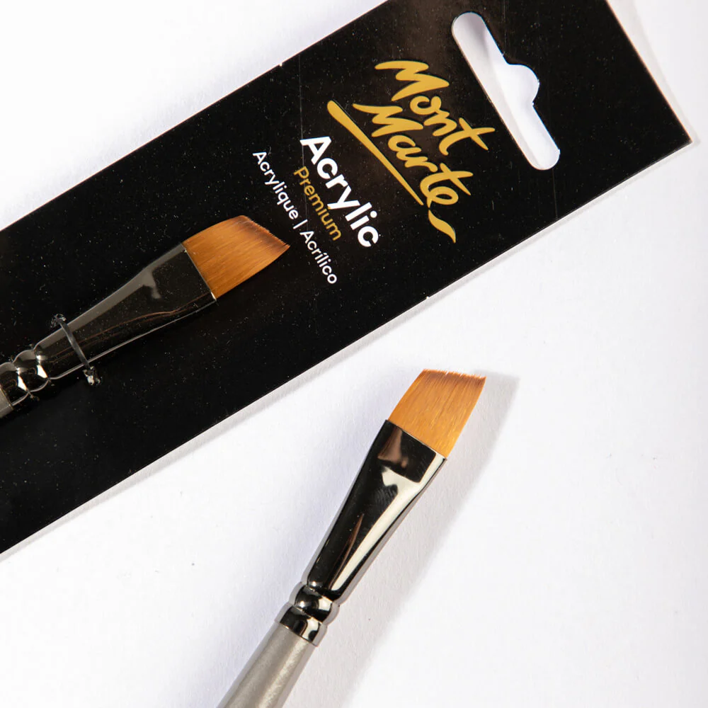 Artist Brush Premium Taklon Angle 12 - Image 3
