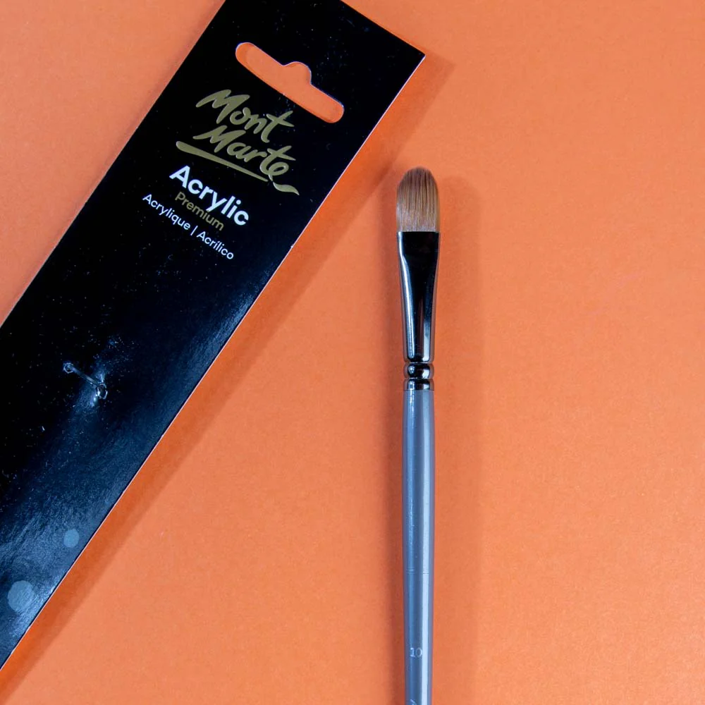 Artist Brush Premium Taklon Filbert 10 - Image 2