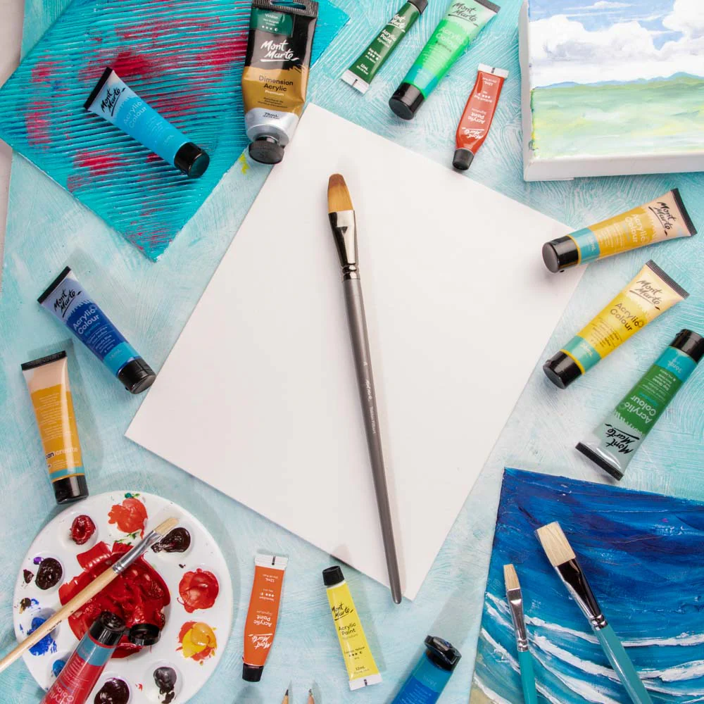 Artist Brush Taklon Filbert 24 - Image 9