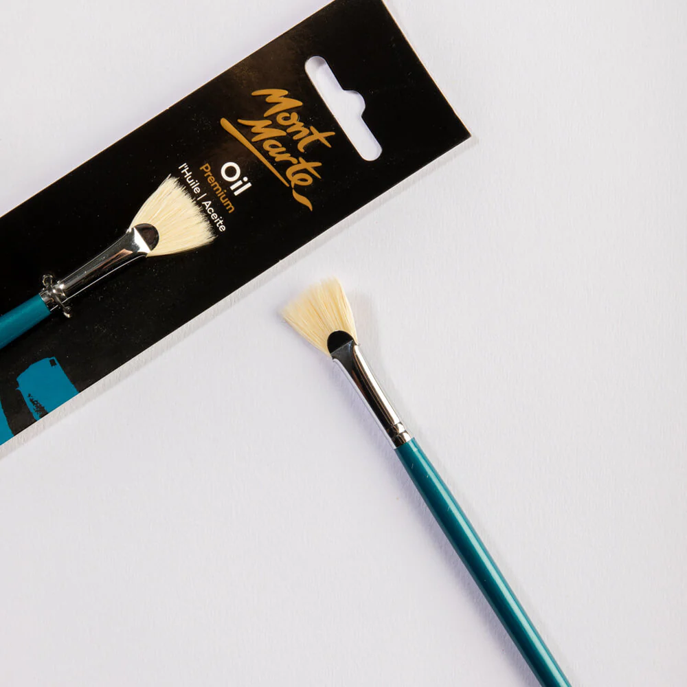 Artist Oil Brush Premium Chungking Fan Narrow 4 - Image 2