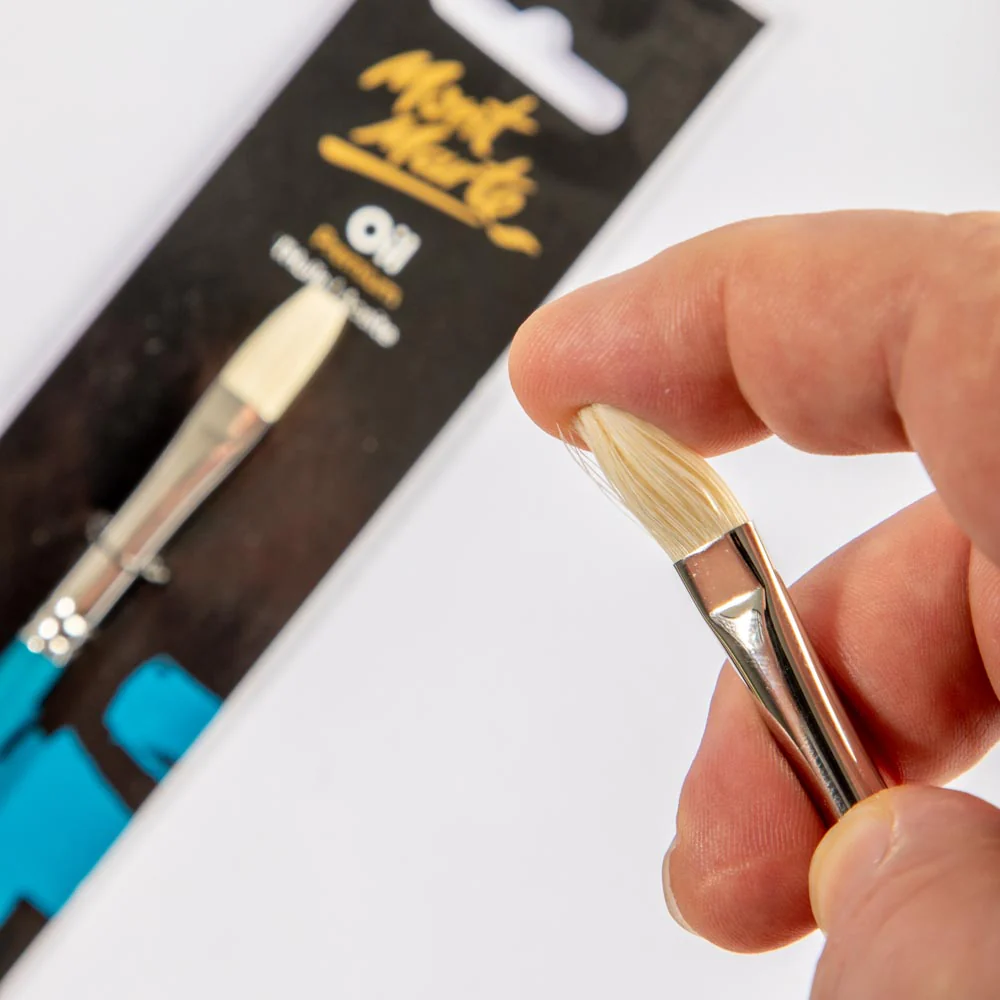 Artist Oil Brush Premium Chungking Flat 6 - Image 3