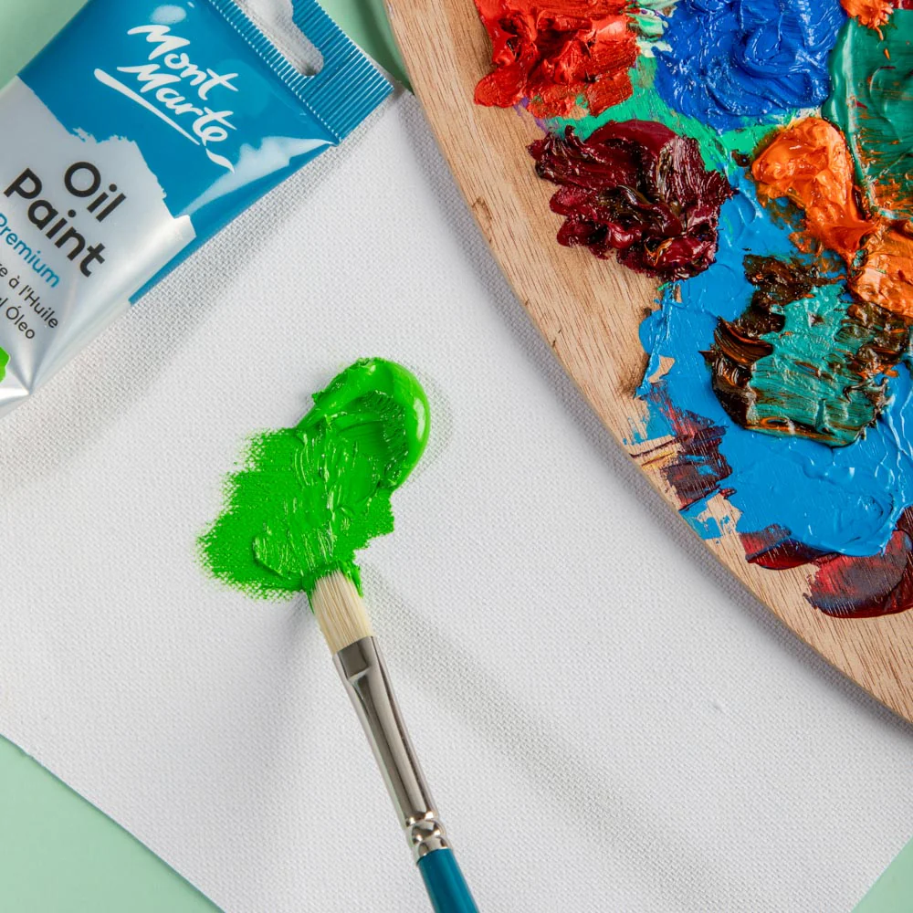 Artist Oil Brush Premium Chungking Flat 6 - Image 6