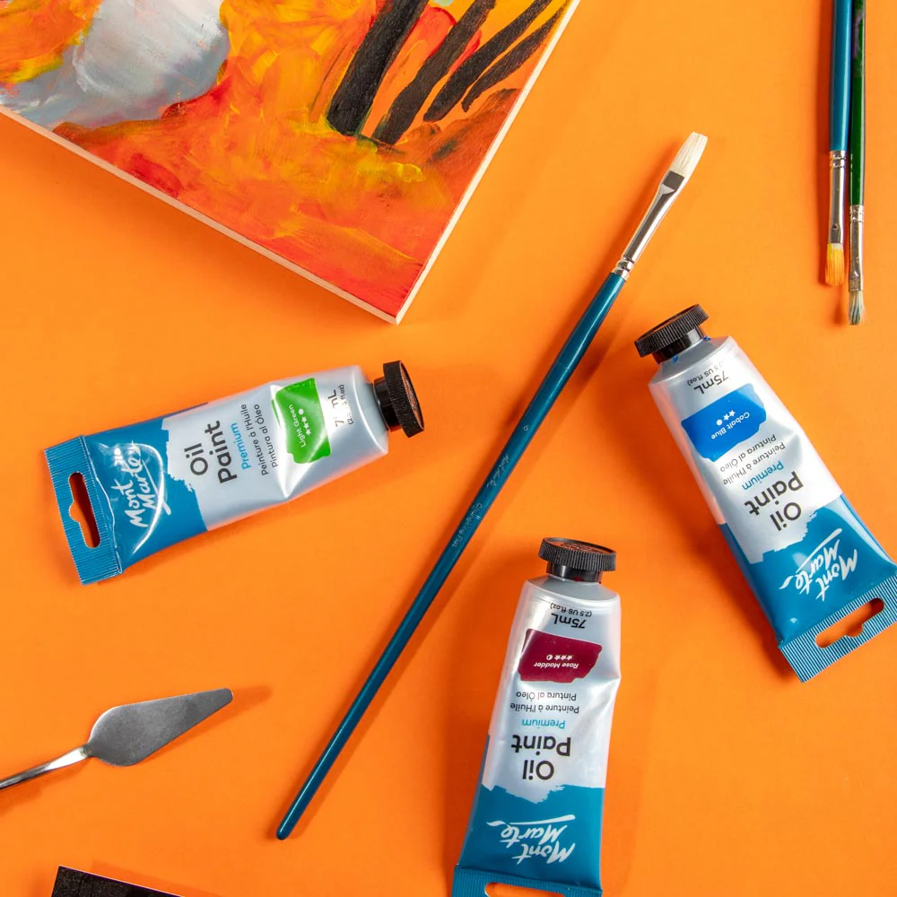 Artist Oil Brush Premium Chungking Flat 6 - Image 8